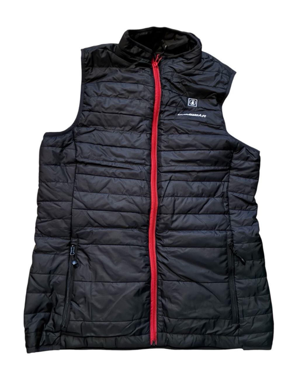 Climix women heated vest size Medium full zipper side pockets